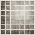 Spiegeling 8 werk op papier 25 x 25 cm (2016)